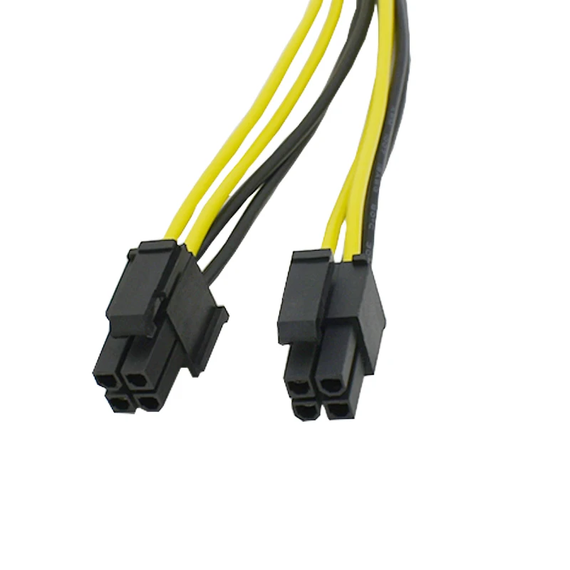 New 24Pin 20+4pin Dual PSU ATX Power Supply Adaptor Cable Connector For Mining 30cm VDX99