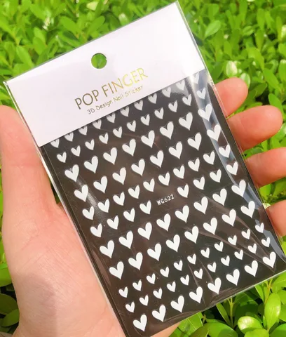 yeni eski İngilizce büyük boyutu 80mm * 103mm numaraları tırnak çıkartmaları Wrap 3D tırnak sanat malzemeleri 6 renkli mektup numarası tırnak Sticker C003(1)