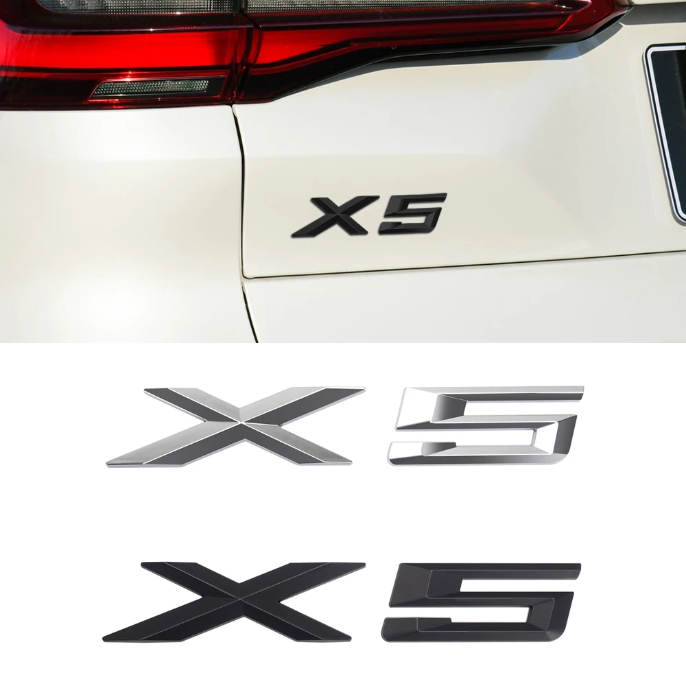 Letter Word X5 высокая прочность Совместимость Стикеры для BMW E87 E90 E91 E60 E61 E46 E36 E39 F10