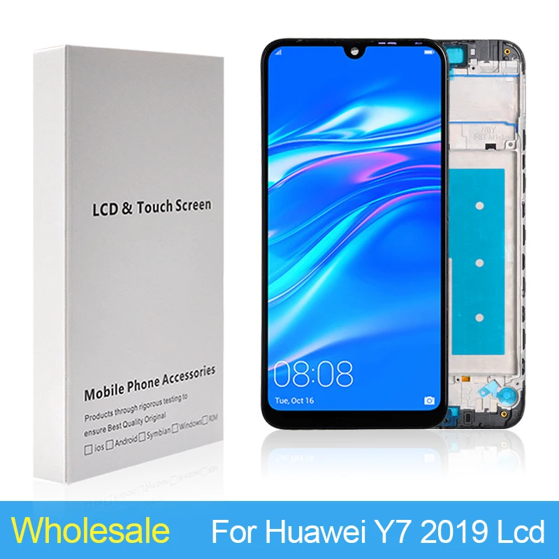 ЖК-дисплей для Huawei Y7 2019 с сенсорным экраном дигитайзер 6 26 дюйма Pro замена дисплея