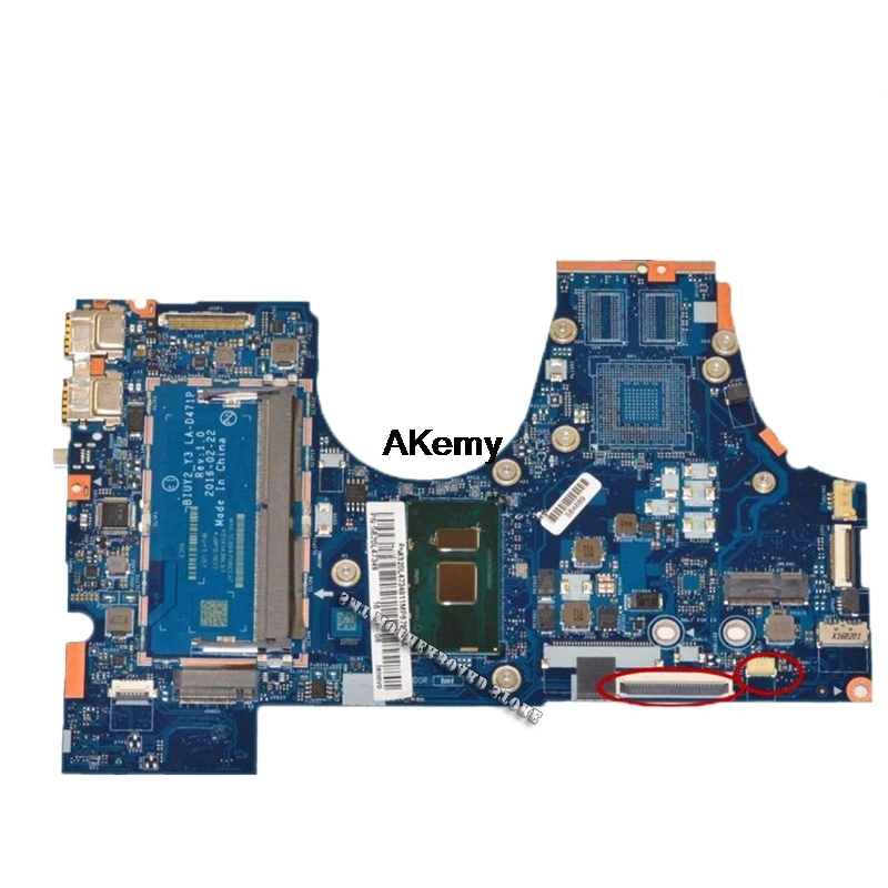 Высокое качество FRU: 5B20L47333 для lenovo 710-15ISK материнская плата для ноутбука BIUY2_Y3 LA-D471P SR2EZ I7-6500U DDR4 протестирована
