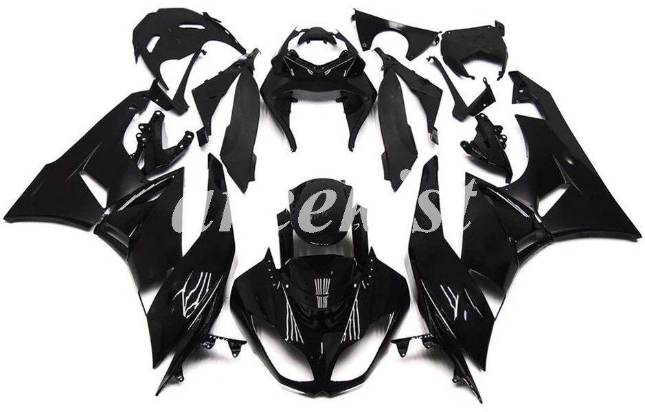 

Injection Mold New ABS Full Fairings kit Fit for Kawasaki Ninja ZX6R 2009 2010 2011 2012 ZX-6R 09 10 11 12 Body set Black