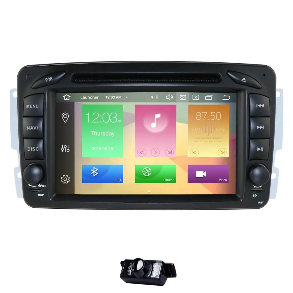 Camera2 " Android 9 автомобильный стерео Redio мультимедийный плеер для Mercedes/Benz/W209/W203/W163/Viano/W639/Vito gps навигация ips DSP 4G wifi - Цвет: Camera2