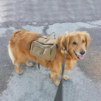 

Ultralight Cotton Backpack Pet Travel Camping Hiking Backpack Saddle Bag Rucksack for Medium Large Dog Pet Accessories01