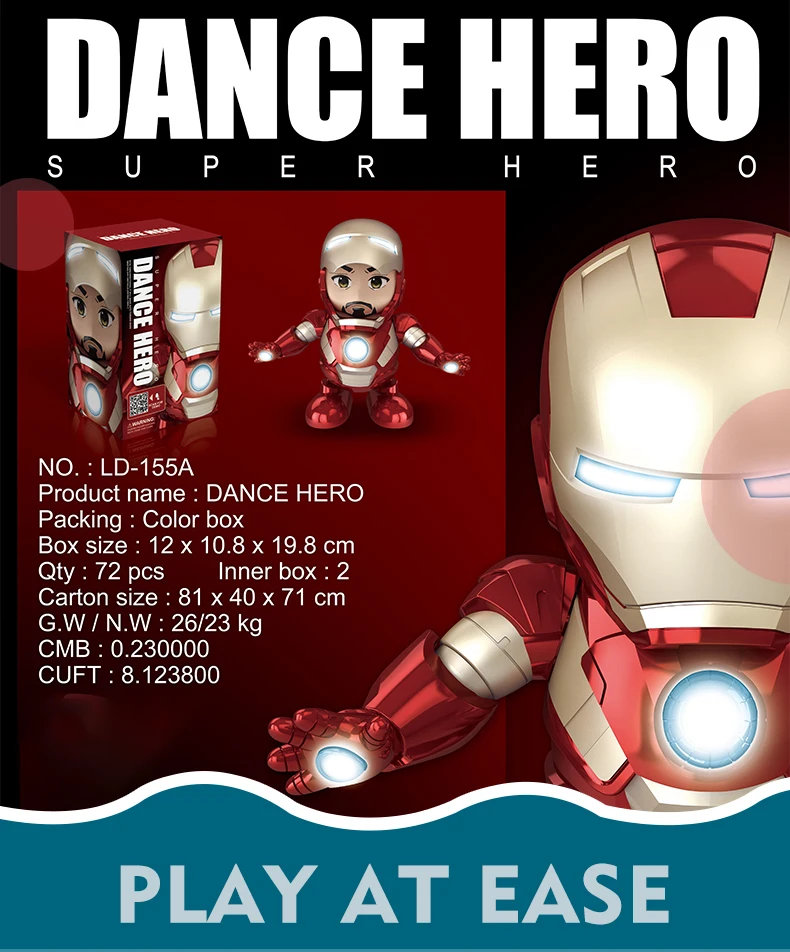 iron man robot dance