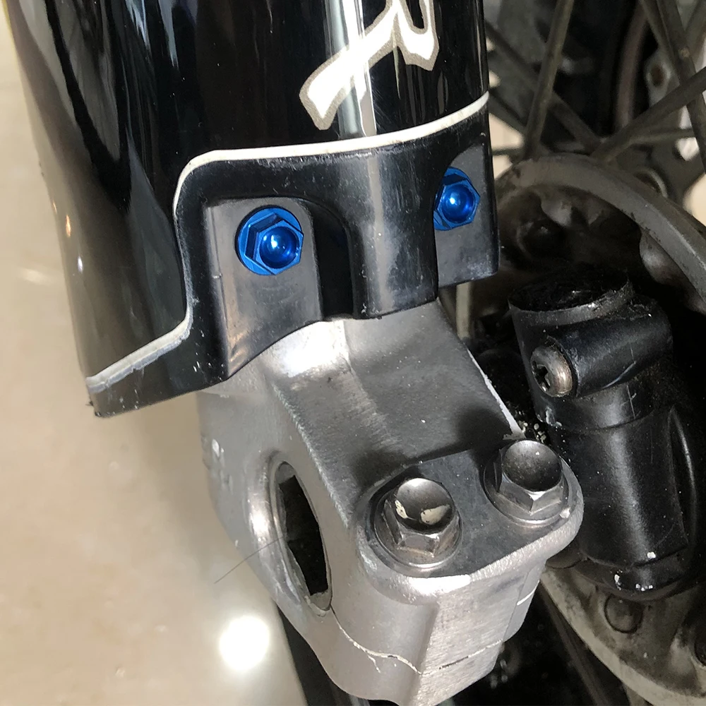 NICECNC M6X13 набор 6 шт. CNC болт вилка защита для SUZUKI RMZ450 RMZ250 RM125 RM250 RM85 DR-Z400SM