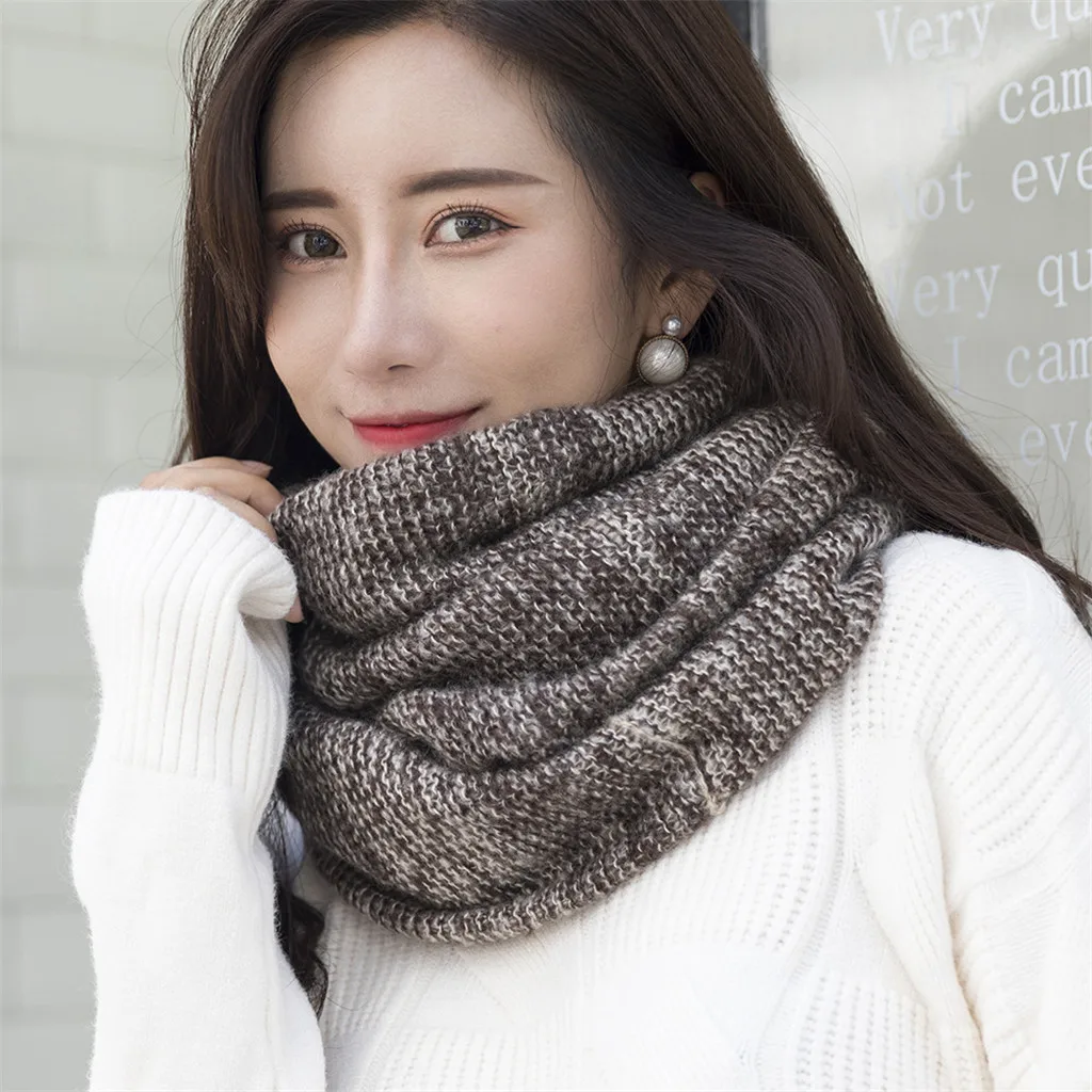 Warm Winter Scarf Shawl In women's Scarves Unisex Outdoor Neck Warmer
