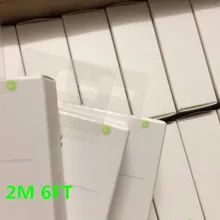 10 шт./лот OD 3,0 мм 2 м 6 футов USB кабель для синхронизации данных и зарядки для iph 5 6 7 plus в розничной упаковке