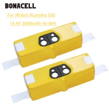 Bonacell металл-гидридных или никель Батарея 14,4 V 3800 ма-ч для iRobot Roomba 500 Батарея 510 530 550 560 600 760 610 770 620 630 570 580 550 540 L50