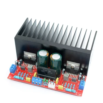 

DIY Metal Stereo Durable 2.0 Audio Accessories Amplifier Board Set Super Power Dual Channel Stable Heatsink HIFI TDA7293 Home