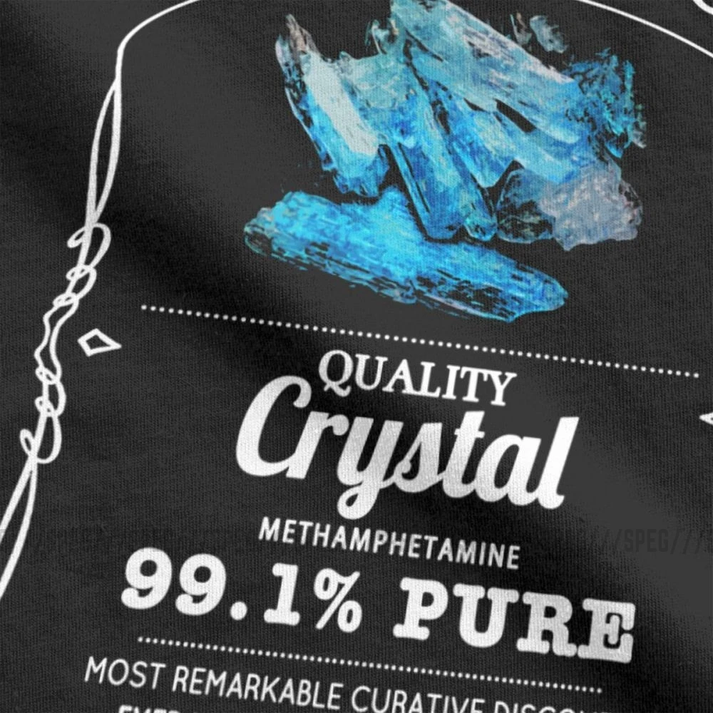 Tanie Heisenberg niebieski 99.1% czystego breaking bad koszulka w stylu lato męskie koszulki z krótkim rękawem topy O Neck 100% bawełniane krótkie rękawy koszulki z nadrukiem