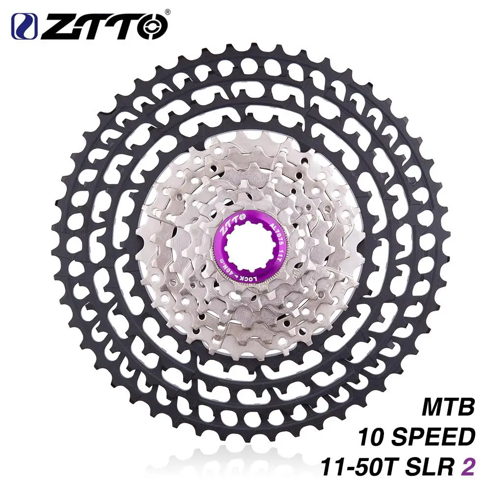 

GloryStar ZTTO 10 Speed 50T Light Cassette Freewheel Bicycle Sprockets 10 Speed 50T Tower Wheel Alloy Ultralight Flywheel