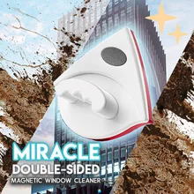 40# Магнитный стеклоочиститель двухсторонняя Магнитная щетка для мытья окон волшебник стеклоочиститель одинарный/двойное остекление Чистка