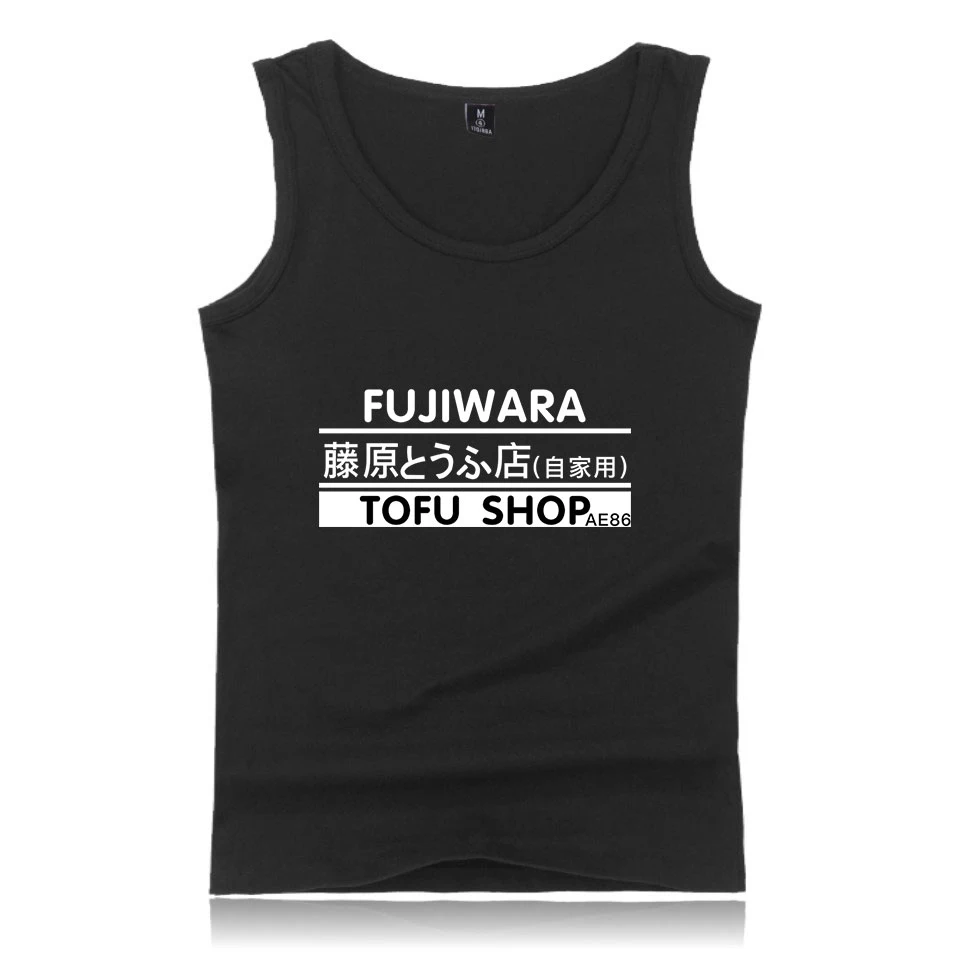 inlitial SummerTank Tops sleeveless locomotive TankTops men