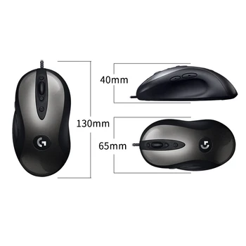 

Logitech 2020 MX518 Legendary Gaming Mouse with 16000 DPI Optical 400 IPS Classic Fever Level for Professional Gamer