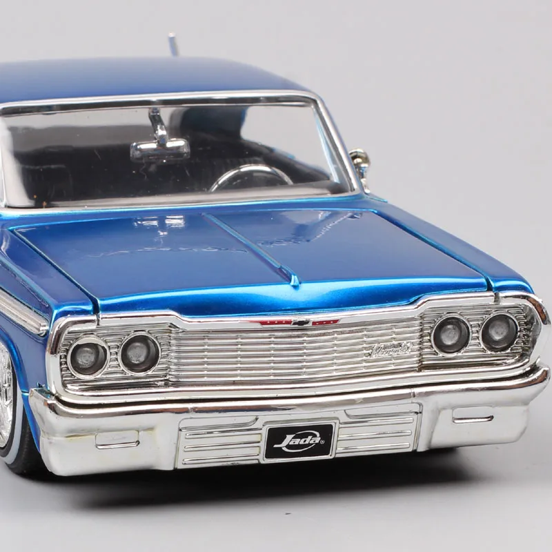Детская 1/24 масштабная большая классика Jada 1964 chevrolet IMPALA литая модель игрушечного автомобиля chevy sports coupe Авто модель автомобиля реплики хобби