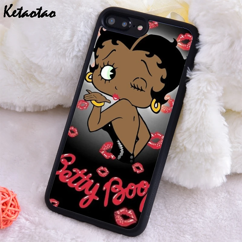 Силиконовый чехол Ketaotao Betty Boop in Bianco E Nero из ТПУ для iPhone 6S 7 8 Plus 5S SE X XS XR 11 PRO MAX samsung |