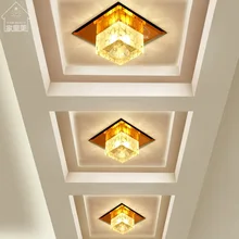 Водные кубические огни прохода вход в коридор освещающий современный минималистский потолочный светильник для коридоров Кристальные креативные прожекторы