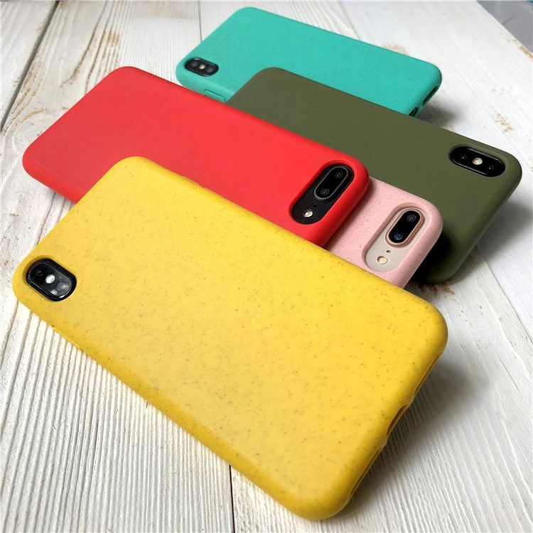 

Environmental soft silicon case for iphone XS Max X XR case for iphone 7 8 Plus Recyclable soft tpu case capa cover