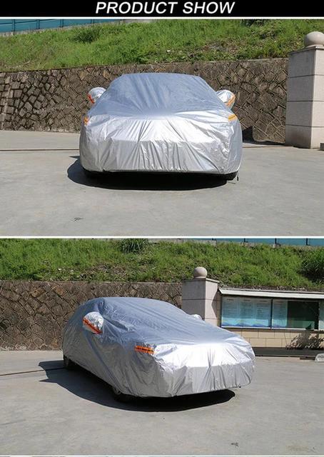 Kayme Bâche Voiture Étanche Respirante, 7 Couches Noir Housse de Protection  Voiture Extérieur Contre Pluie Soleil Poussière avec Zip et Doublure en  Coton pour Berline 470 à 490 cm. : : Sports et Loisirs