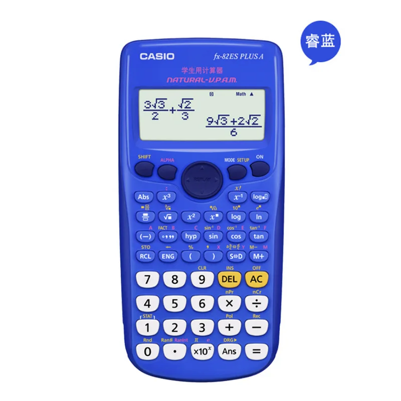 Оптическими зумом Casio FX-82ES Плюс Научный Функция студенческий калькулятор для Примечание будет Тесты калькулятор