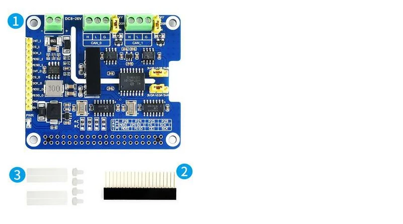 Raspberry pi 2-изолированный канал может fd расширения шляпа для raspberry pi zero 3B 4B