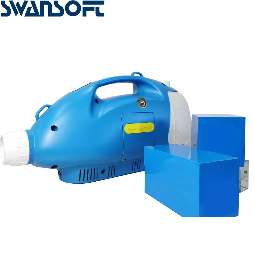 US $685.60 SWANSOFT Rechargeable ULV Cold Fogger Battery Operated Electric Cold Automatic Fogger Machine Cordless Orchard Hand Held Sprayer