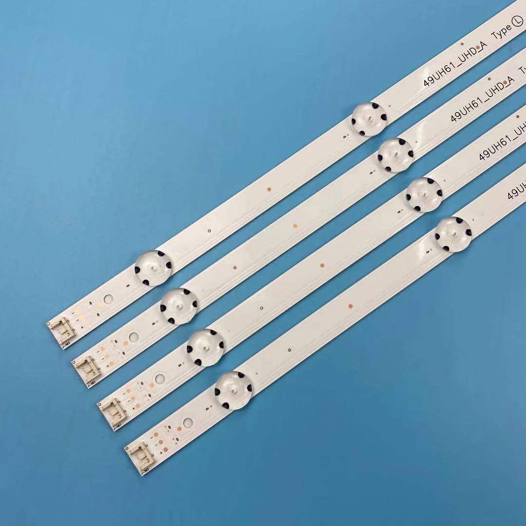 8pcs LED Strip for TV 49inch-UHD_A-type 15.5Y 49UH610V 49UH620V 49UH603V 49UH610A EAY63192605 49UH61_UHD_A 49UH61_UHD_b