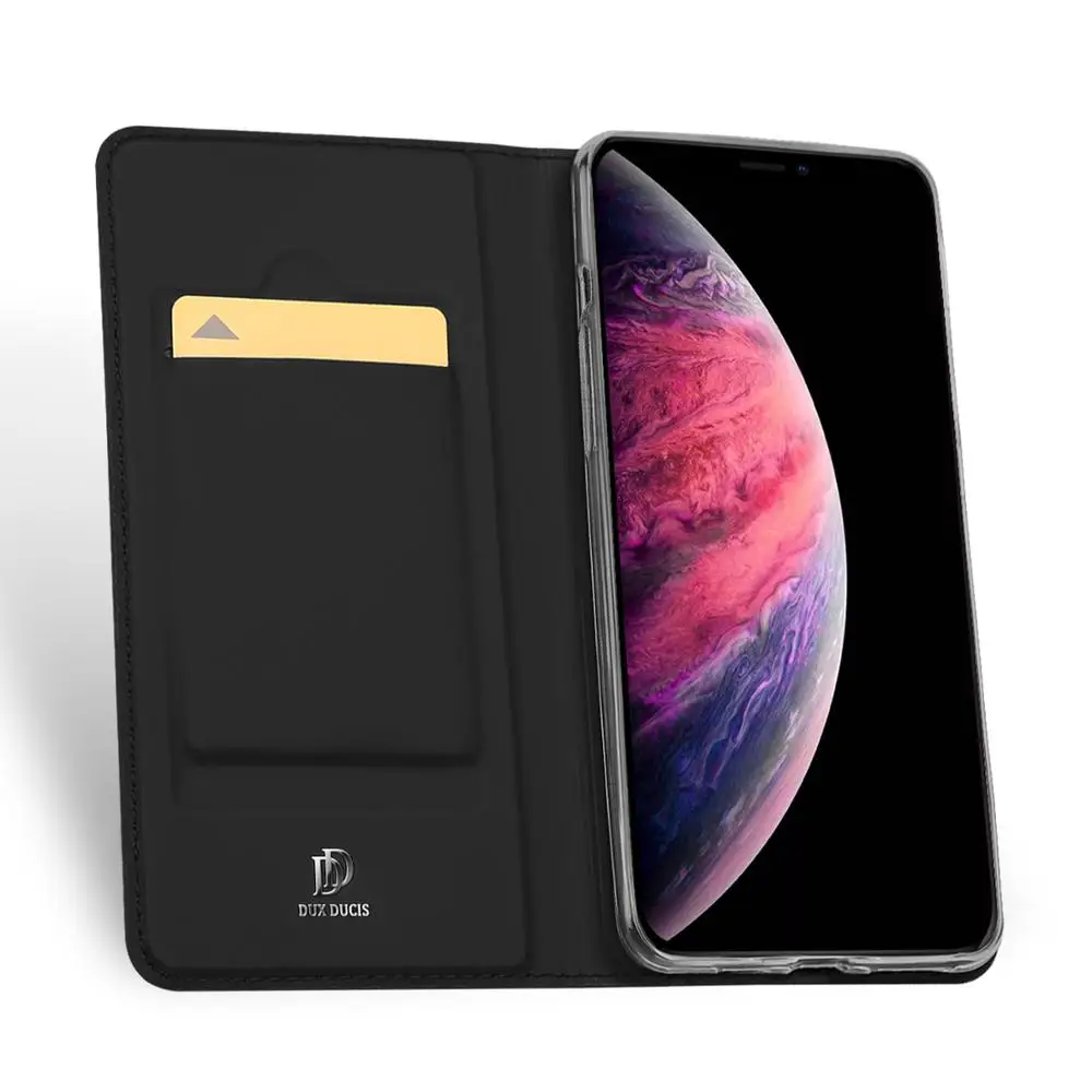 DUX DUCIS умный кожаный чехол для iPhone 11 2019 Pro роскошный флип бумажник телефона MAX