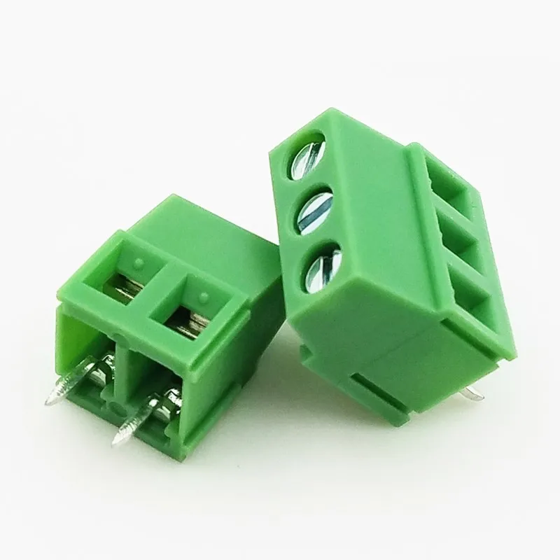 Screw Terminal Block 10Pcs KF128-2Pin/3Pin 2.54 / 3.5 / 3.81 5.0 7.5mm Spacing Terminal Block Splice Terminal Screw Type PCB Screw
