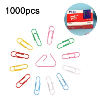 

10box/set Mini Metal Candy Color Paper Clips Bookmarks Photo Letter Binder Clip