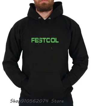 Festool Tools-Sudadera con capucha para hombre, divertida, de manga corta, Logo