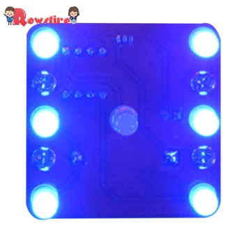 

DIY Swing Shaking Vibration LED Dice Module Kit - Blue