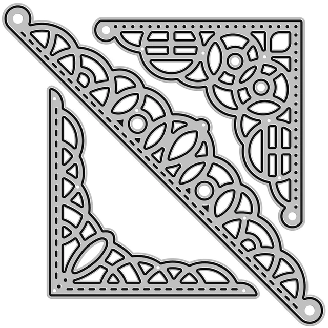 Lace Corner Border Clip Art