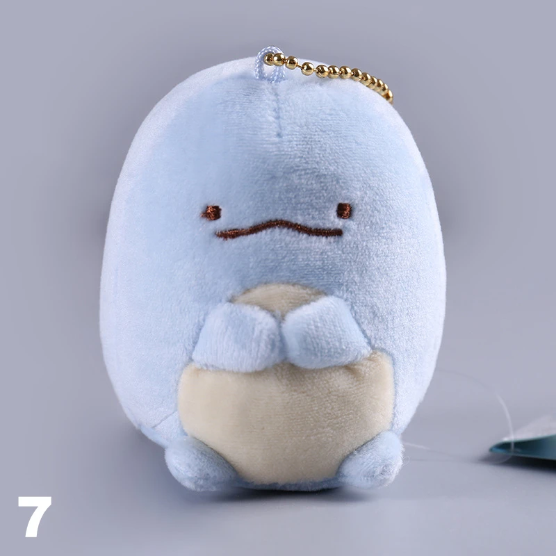 Sumikko Gurashi Keychain Ornament Peluche 8cm Stress Relieve Doll Kids Girl Cute Birthday Gift Plush Suffed Toys Kawaii Animal (17)