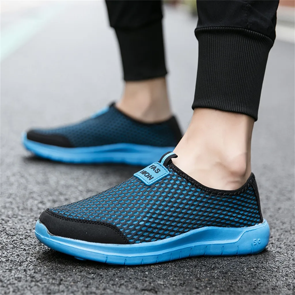 KANCOOLD Running Shoes Men Sneakers Wild Mesh Cloth Athletic Comfortable Lightweight Walking Leisure Sports Board Shoes 109#4