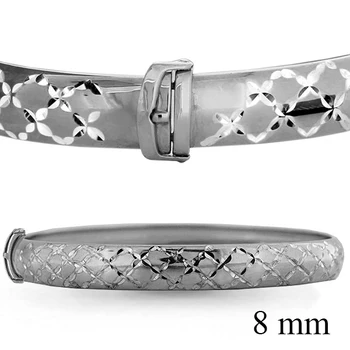 

Hard bracelet aquamarine without inserts Silver 925