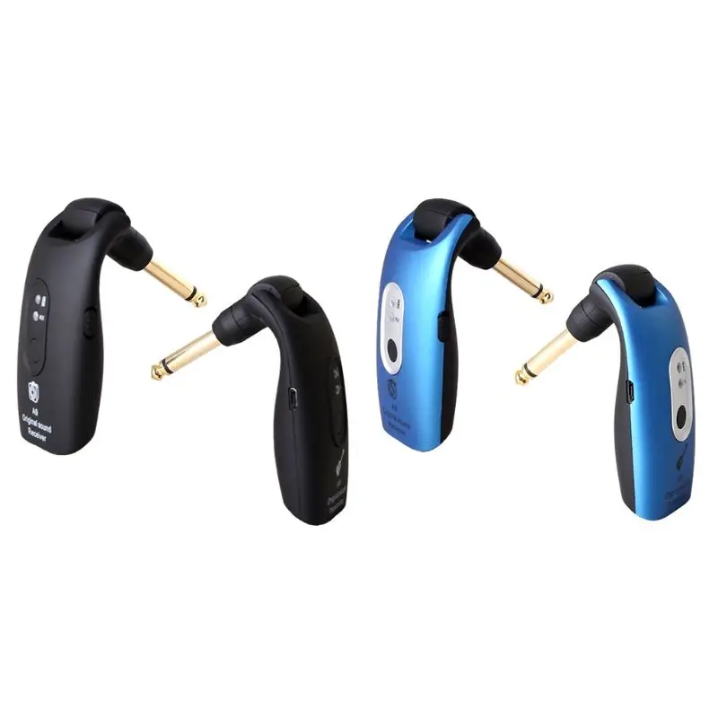

2.4GHz Wireless Guitar System Transmitter A9 Receiver Built-in Rechargeable Musical Instrument Accessories