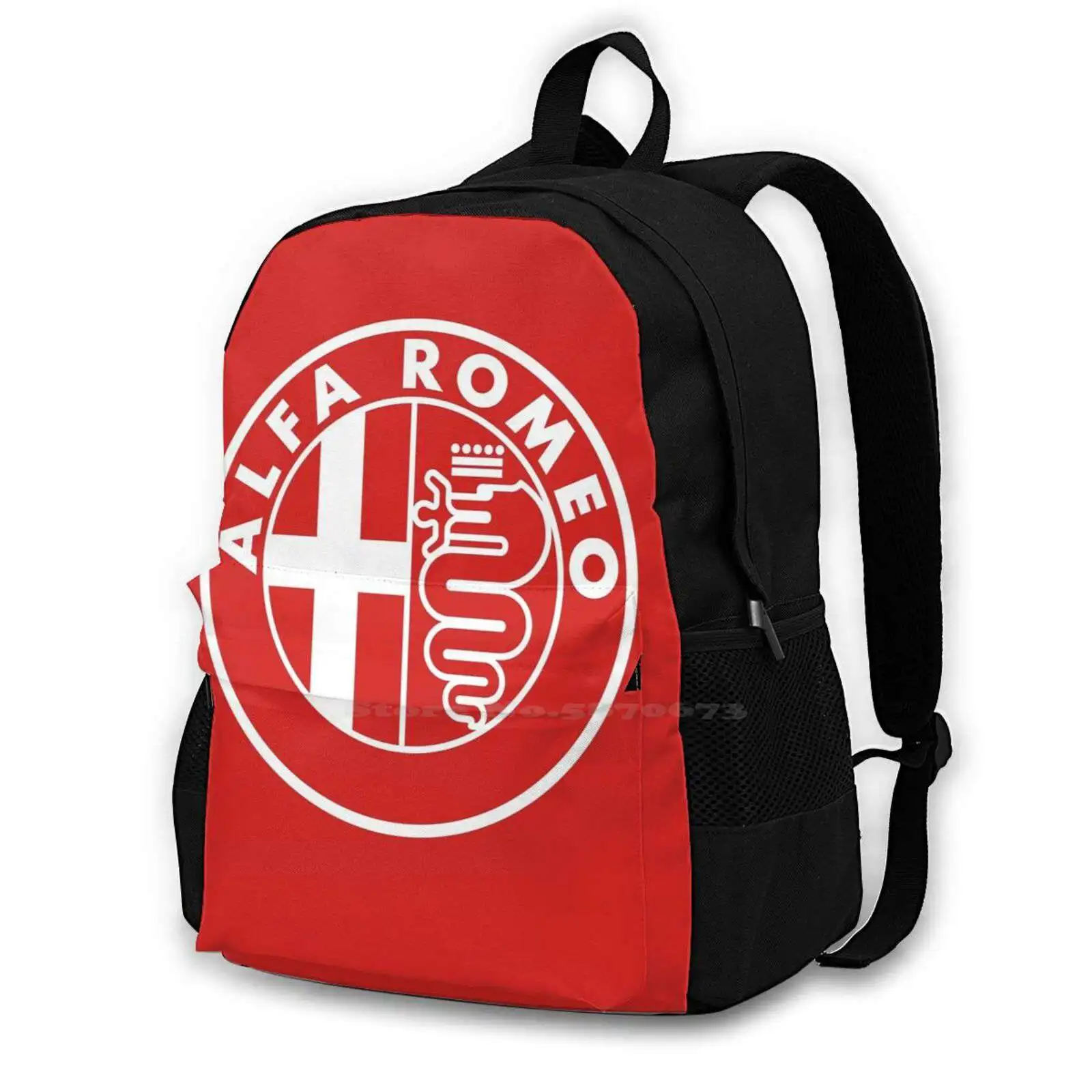 

Alfa Romeo (белый) женские и мужские подростковые дорожные школьные сумки для ноутбука Alfa Romeo Giulia Myth Stelvio 166 159 156 75 4c 8c