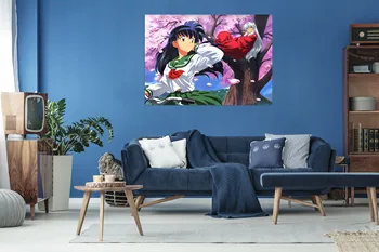 

[Self-Adhesive] 3D Inuyasha 565 Japan Anime Wall Stickers Mural Decal Wall Murals AJ WALLPAPER Belly