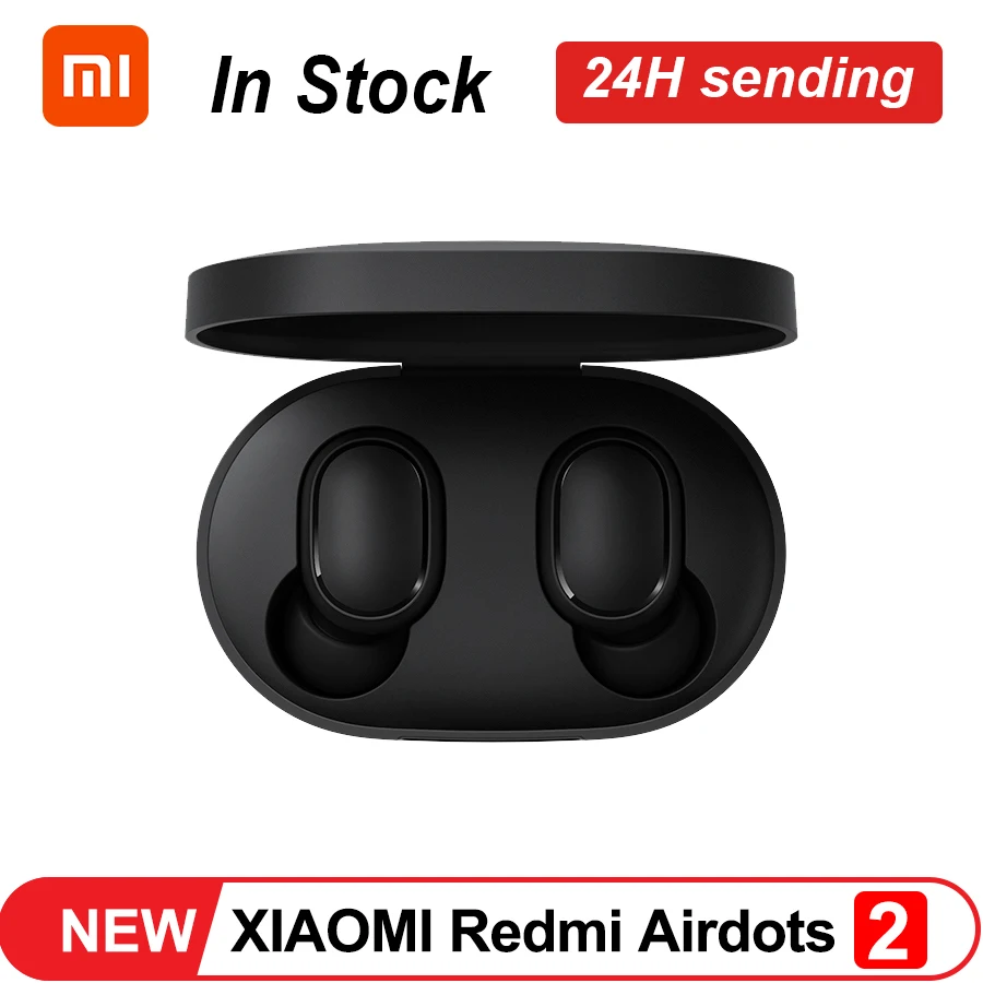 Наушники вкладыши Xiaomi Redmi AirDots 2 беспроводные наушники с поддержкой Bluetooth 5 0 и ИИ