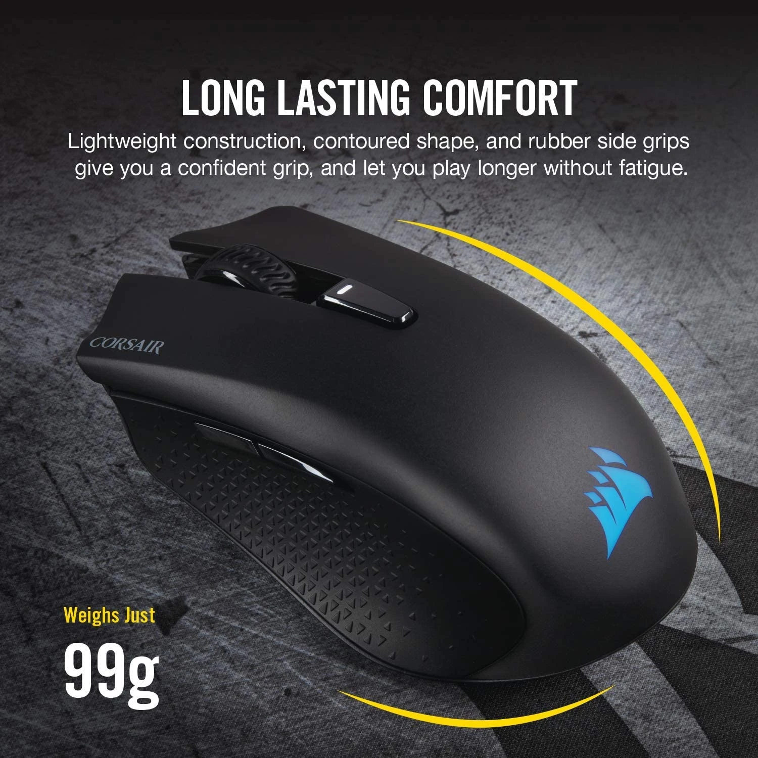 Corsair Rgb Wireless, Wireless Rechargeable Gaming Mouse With Slipstream Technology, Black, Backlit Rgb - Mouse - AliExpress