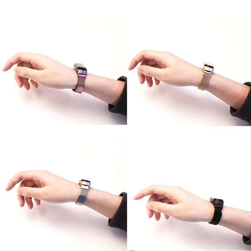 OULUCCI stainless steel Bracelet for Xiaomi Mi Band 4 Strap metal wrist strap For xiaomi mi band 3/4 strap Mi band 4 bracelet