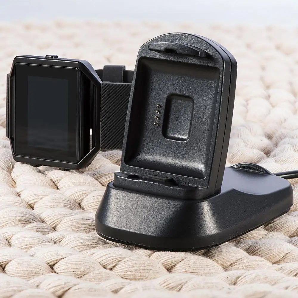 Смарт-часы usb зарядная подставка многофункциональная зарядная док-станция адаптер держатель Настольная станция для Fitbit Blaze зарядное устройство