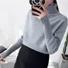 OHRYIYIE 2022 Spring Autumn Women Knitted Turtleneck Sweater Casual Soft Jumper Slim Cashmere Elasticity Pullovers Tops Female ► Photo 2/6