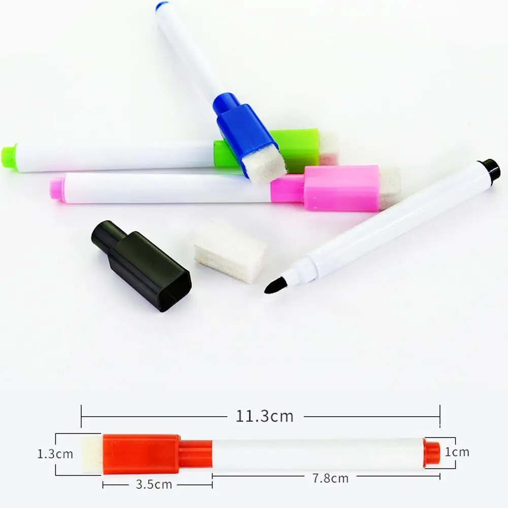 8 шт. ручка для доски на магните рисунок и запись магнит стираемый сухой белый маркеры для доски для офиса школьные принадлежности