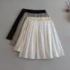 Jupe doublée en coton, transparente, demi-longueur, sous-jupe pour robe, bas de sécurité, Hanfu, jupon fin, demi-slip ► Photo 2/4