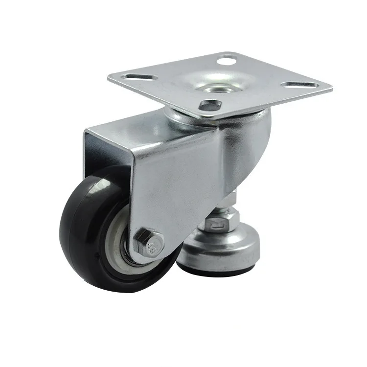 

Manufacturers Direct Selling 2-Inch Level Regulating Wheel with diao jie jiao bei PVC Universal Wheel Mute Wearable Instrument E