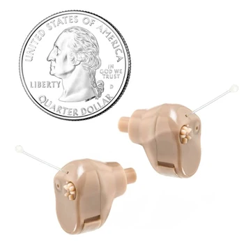 

2PCS MicroEar Hearing Aid Mini Invisible Hearing Aids For Deaf Wireless Ear Aids Sound Amplifier Inner Ear Dropshipping