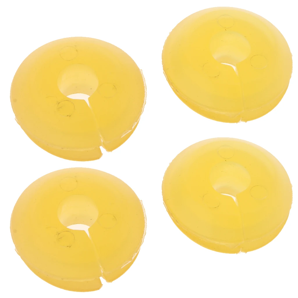 4pcs Yellow Hood Latch Prop Rod Grommet Clip Rod For Ford Focus 2000-2007